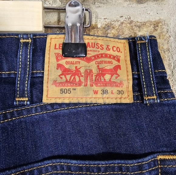 NWT Levis 38/30 38x30 505 Denim Jeans Pants - Picture 6 of 8